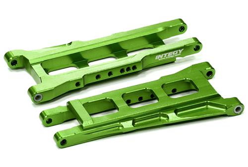 T8596GREEN Billet Machined T2 Lower Suspension Arms for 1/10 Stampede 4X4 & Slash 4X4 3655X - Image 1