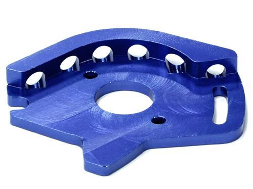 T8597BLUE Billet Machined T2 Motor Plate for 1/10 Stampede 4X4 & Slash 4X4 (non-LCG) 6890 - Image 1