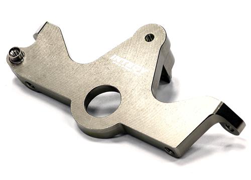 T8599SILVER Machined T2 Motor Mount Block for 1/10 Stampede 4X4 & Slash 4X4 (non-LCG) 6860 - Image 1