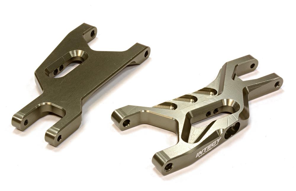 T8640GREY Machined T3 Front Lower Arms for 1/10 Rustler2WD, Stampede2WD, Slash2WD 3631 - Image 1