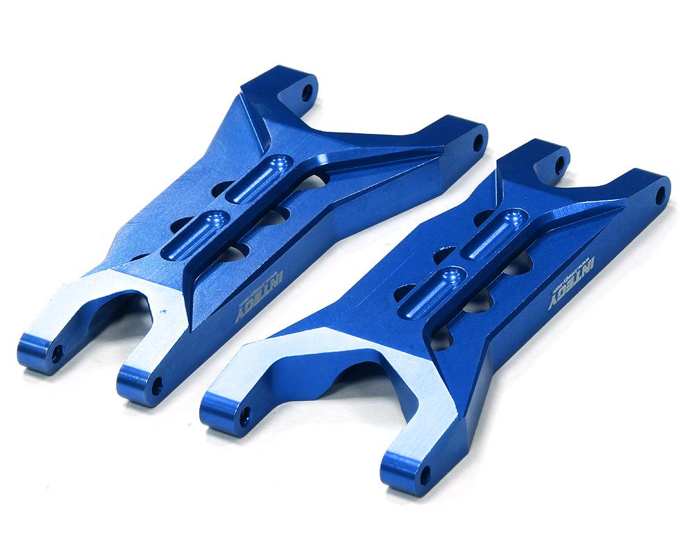 T8645BLUE Billet Machined T3 Rear Lower Arms for 1/10 Rustler 2WD & Stampede 2WD 3655X - Image 1