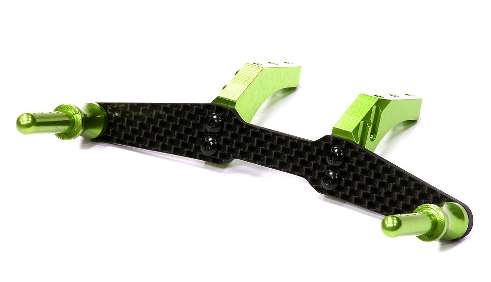 T8647GREEN Machined Composite & Alloy T3 Rear Body Mount Set for 1/10 Stampede 2WD 3614 - Image 1