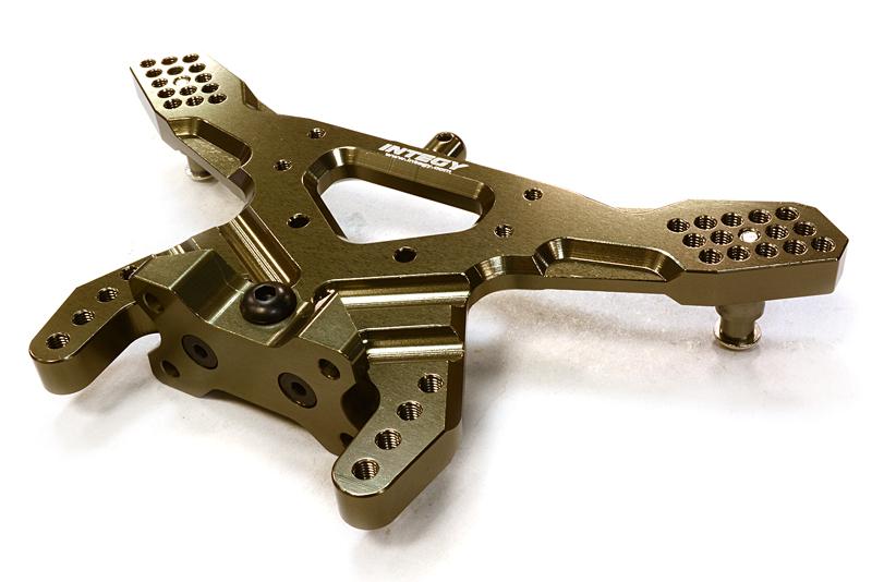 T8648GREY Machined T3 Rear Shock Tower for 1/10 Rustler 2WD/Stampede 2WD/Slash 2WD 3638 - Image 1