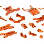 Billet Alloy Complete Orange Suspension Upgrade Kit for 1/10 Stampede 2WD Trucks