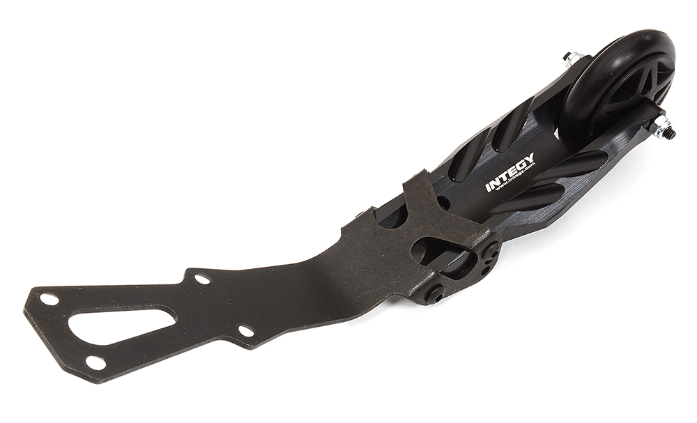 T8653BLACK Black Billet Machined Wheelie Bar for Traxxas Stampede 4X4 (1/10 Scale) - Image 1