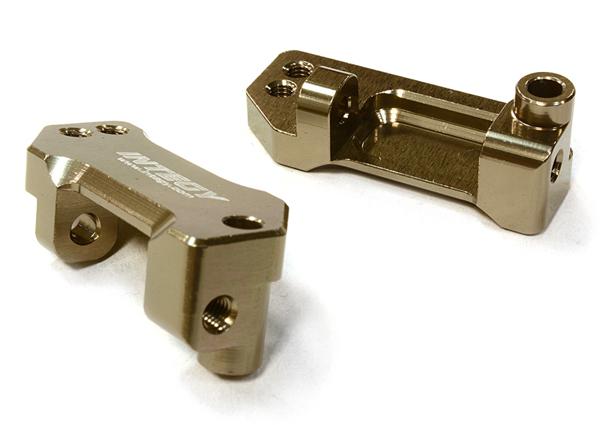 T8654GREY Billet Machined Alloy Caster Blocks for Traxxas 1/10 Bandit 2432 - Image 1