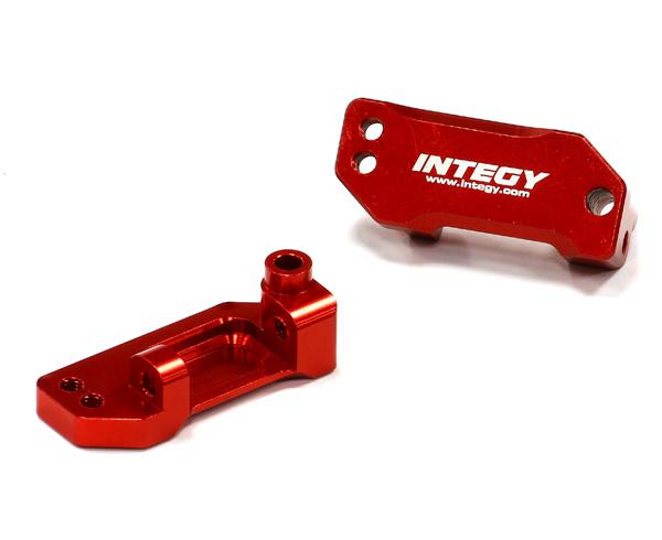 T8654RED Billet Machined Alloy Caster Blocks for Traxxas 1/10 Bandit 2432 - Image 1