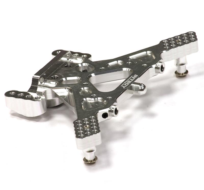 T8659SILVER Billet Machined Rear Shock Tower for Traxxas 1/10 Bandit - Image 1