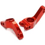 Billet Machined Red Rear Hub Carriers for Traxxas 1/10 Bandit 3652
