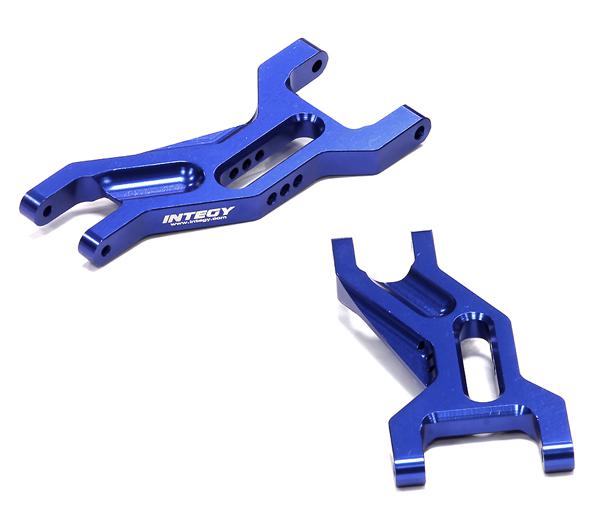 T8664BLUE Billet Machined Front Suspension Arms for Traxxas 1/10 Slash 2WD 3631 - Image 1