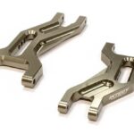 Grey Billet Machined Front Suspension Arms for Traxxas 1/10 Slash 2WD 3631
