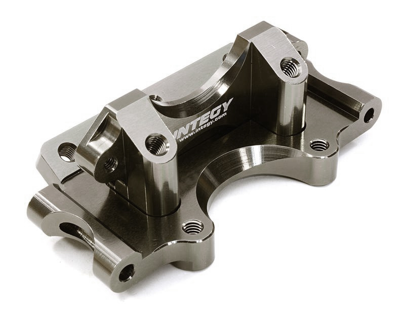 T8665GREY Billet Machined Front Bulkhead for Traxxas 1/10 Slash 2WD 2530A - Image 1