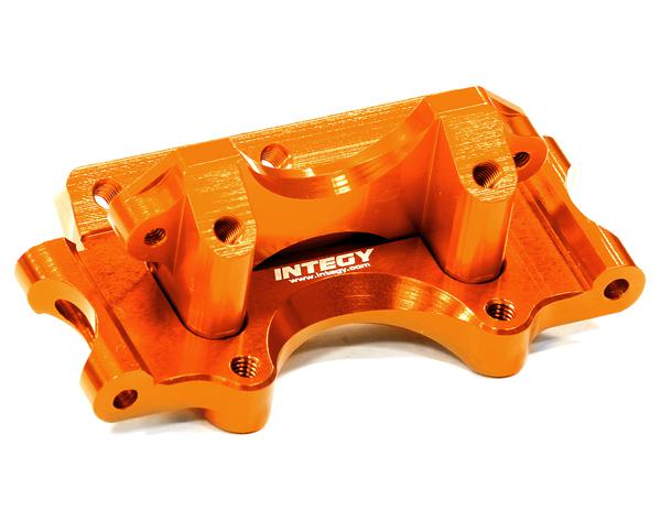 T8665ORANGE Billet Machined Front Bulkhead for Traxxas 1/10 Slash 2WD 2530A - Image 1