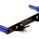 Machined Front Body Mount Set for Traxxas 1/10 Slash 2WD - Blue 1914R