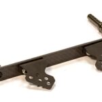 Grey Machined Front Body Mount Set for Traxxas 1/10 Scale Slash 2WD 1914R