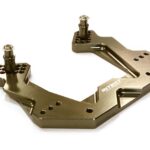 Grey Billet Machined Front Shock Tower Upgrade for Traxxas 1/10 Slash 2WD 3639