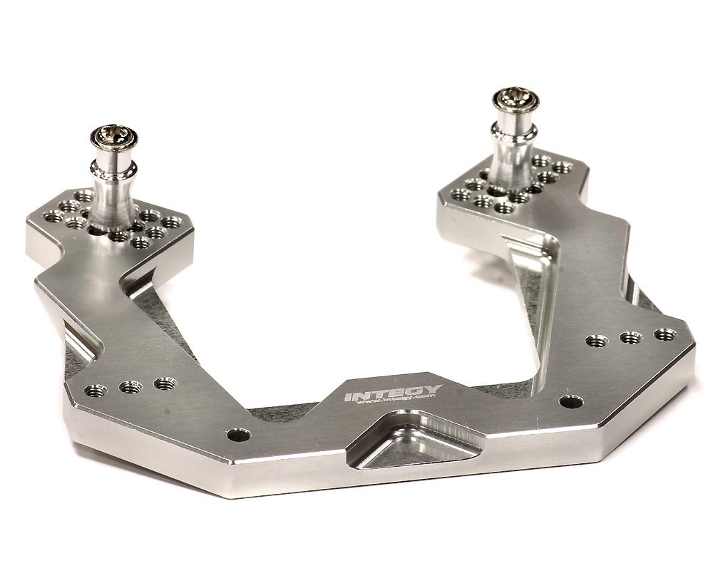 T8667SILVER Billet Machined Silver Front Shock Tower for Traxxas 1/10 Slash 2WD 3639 - Image 1