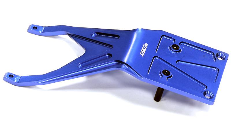 T8668BLUE Billet Machined Front Skid Plate for Traxxas 1/10 Slash 2WD (non-LCG) 5837 - Image 1