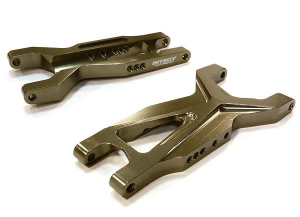 T8669GREY Upgraded Billet Machined Rear Suspension Arms for Traxxas 1/10 Slash 2WD 2555 - Image 1