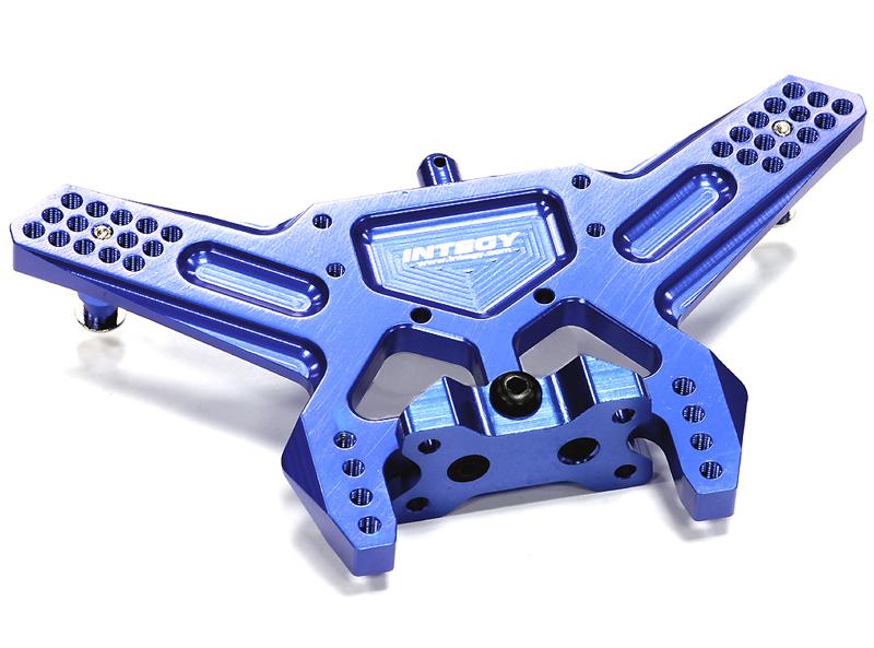 T8672BLUE Billet Machined Rear Shock Tower for Traxxas 1/10 Slash 2WD 3638 - Image 1