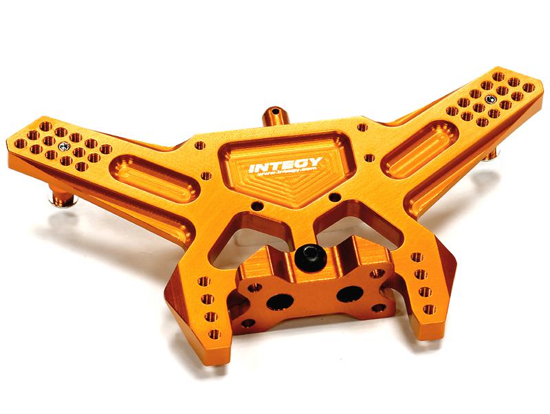 T8672ORANGE Billet Machined Rear Shock Tower for Traxxas 1/10 Slash 2WD 3638 - Image 1
