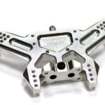 Billet Machined Silver Rear Shock Tower for Traxxas 1/10 Slash 2WD 3638