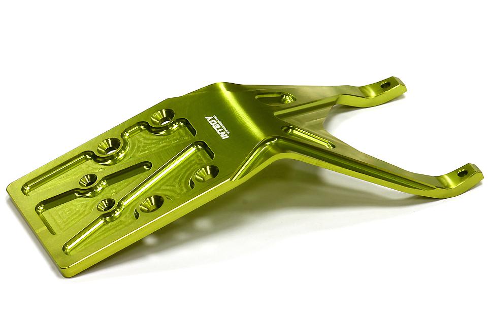 T8673GREEN Billet Machined Rear Skid Plate for Traxxas 1/10 Slash 2WD (non-LCG) 5837 - Image 1