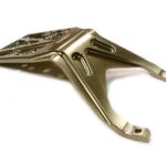 Grey Billet Machined Rear Skid Plate for Traxxas 1/10 Slash 2WD (non-LCG) 5837