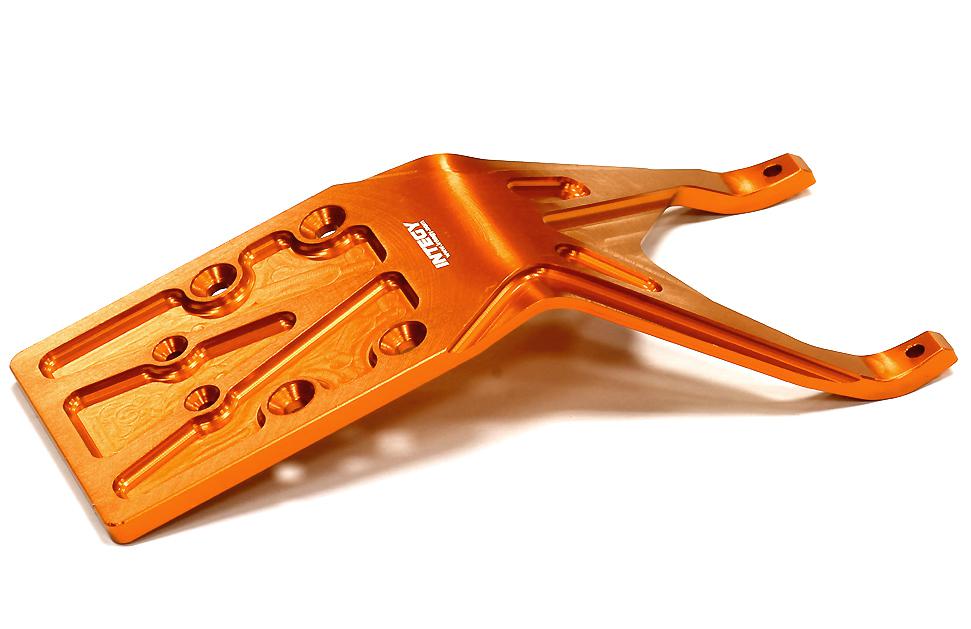 T8673ORANGE Billet Machined Rear Skid Plate for Traxxas 1/10 Slash 2WD (non-LCG) 5837 - Image 1