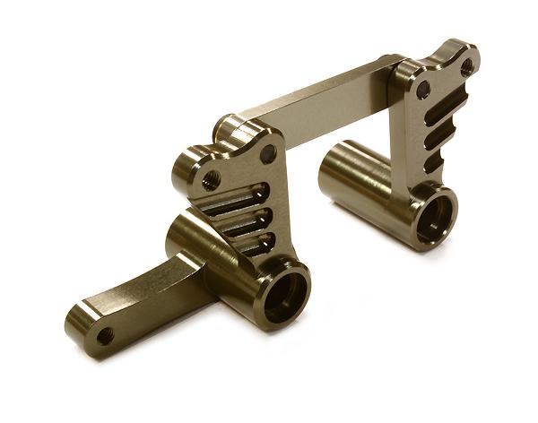 T8674GREY Billet Machined Steering Bellcrank for Traxxas 1/10 Slash 2WD 3743 - Image 1