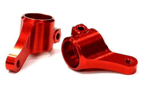 T8675RED Billet Machined Steering Knuckles for Traxxas 1/10 Slash 2WD 3654 - Image 1