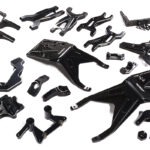 Black Complete Billet Machined Suspension Upgrade Kit for Traxxas 1/10 Slash 2WD