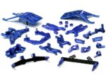 Complete Blue Billet Machined Suspension Upgrade for Traxxas Slash 2WD 1/10