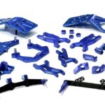 Complete Blue Billet Machined Suspension Upgrade for Traxxas Slash 2WD 1/10