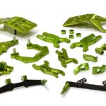 Green Billet Machined Complete Suspension Upgrade Kit for Traxxas Slash 1/10 2WD
