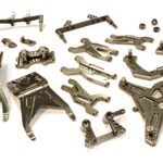 Grey Billet Machined Complete Suspension Upgrade Kit for Traxxas Slash 1/10 2WD