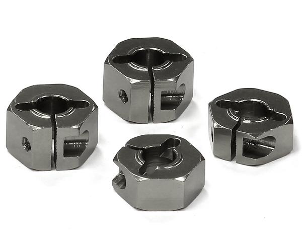 T8677GREY Billet Machined Hex Wheel Hubs for Traxxas 1/10 Slash 2WD 3654 - Image 1