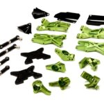 Green Billet Machined Suspension Upgrade Kit for HPI Ken Block WR8 3.0 Edition
