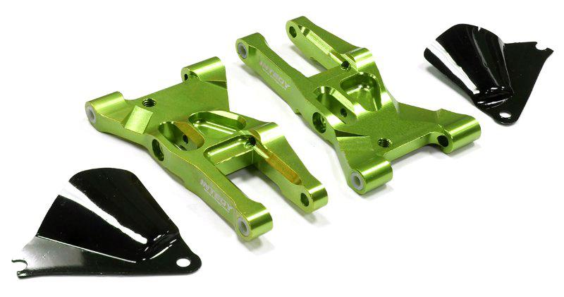 T8684GREEN Billet Machined Front Lower Suspension Arms for HPI Ken Block WR8 3.0 - Image 1