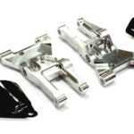 Silver Billet Machined Front Lower Suspension Arms for HPI Ken Block WR8 3.0