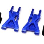Blue Billet Machined Rear Lower Suspension Arms for HPI Ken Block WR8 3.0