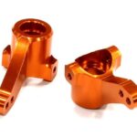 Orange Billet Machined Steering Knuckles for HPI Ken Block WR8 3.0