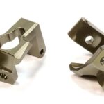 Grey Billet Machined Caster Blocks for HPI Ken Block WR8 3.0