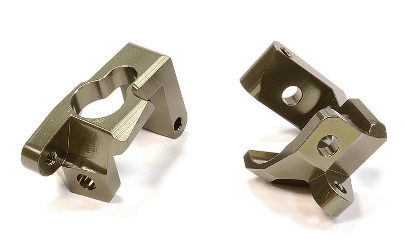 T8688GREY Grey Billet Machined Caster Blocks for HPI Ken Block WR8 3.0 - Image 1