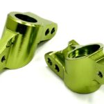 Green Billet Machined Rear Hub Carriers for HPI 1/10 Scale Bullet MT & Bullet ST