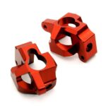 Red Billet Machined Caster Blocks (2) for HPI 1/10 Scale Bullet MT & Bullet ST