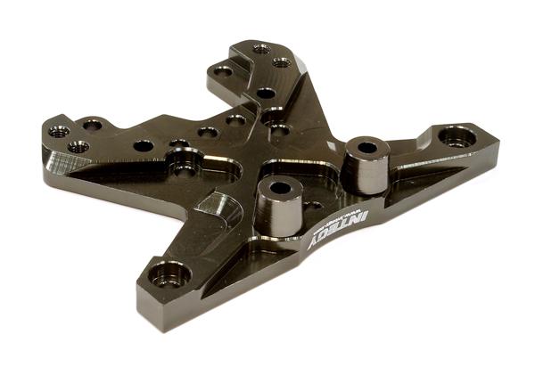 T8701GREY Grey Billet Machined Shock Tower for HPI 1/10 Scale Bullet MT & Bullet ST - Image 1