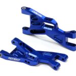 Blue Billet Machined Front Lower Suspension Arms for Traxxas 1/10 Bandit 2531X