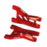 Red Billet Machined Rear Lower Suspension Arms for Traxxas 1/10 Bandit 2750R