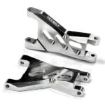 Silver Billet Machined Rear Lower Suspension Arms for Traxxas 1/10 Bandit 2750R